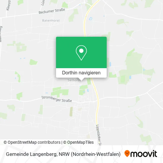 Gemeinde Langenberg Karte