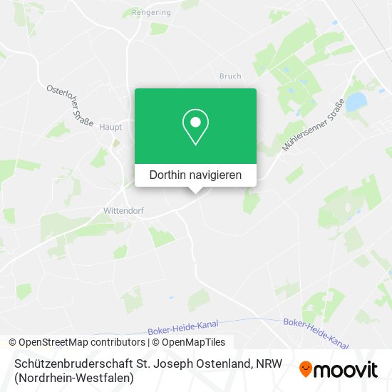 Schützenbruderschaft St. Joseph Ostenland Karte