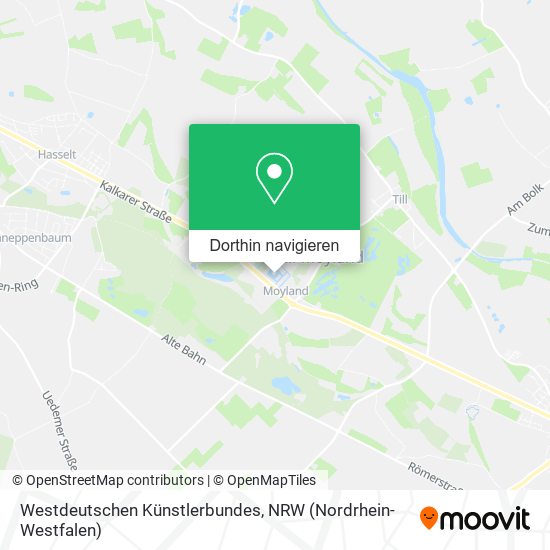 Westdeutschen Künstlerbundes Karte
