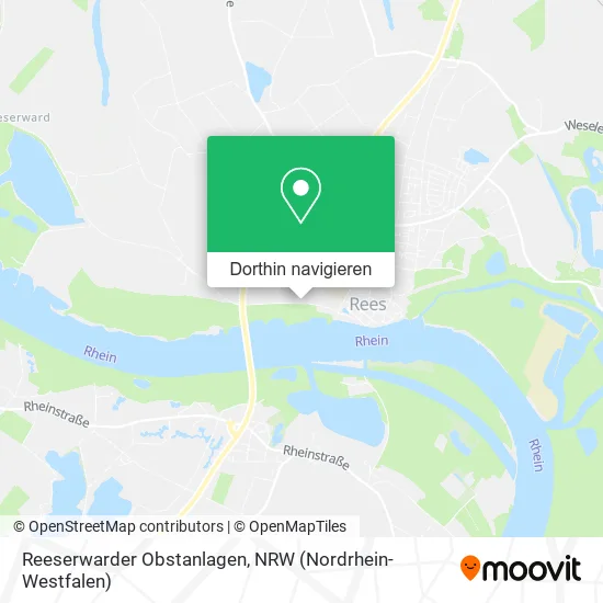 Reeserwarder Obstanlagen Karte