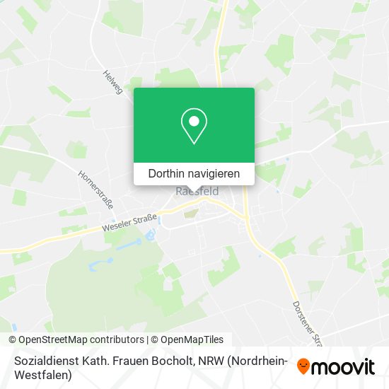 Sozialdienst Kath. Frauen Bocholt Karte