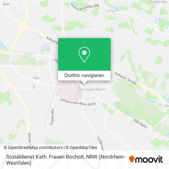 Sozialdienst Kath. Frauen Bocholt Karte