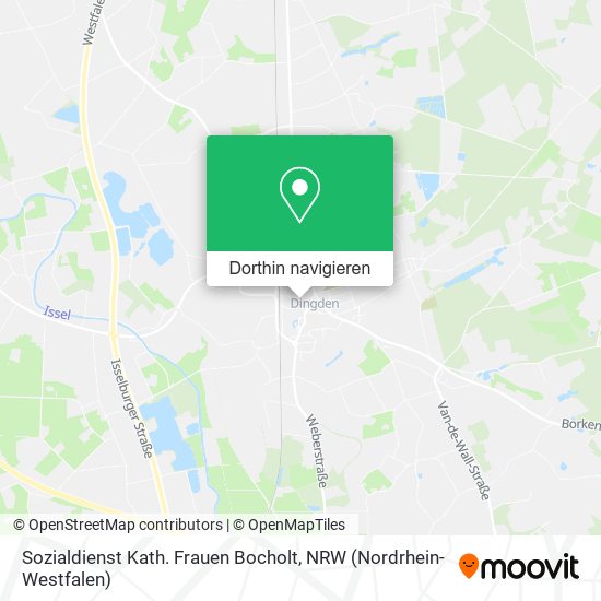 Sozialdienst Kath. Frauen Bocholt Karte