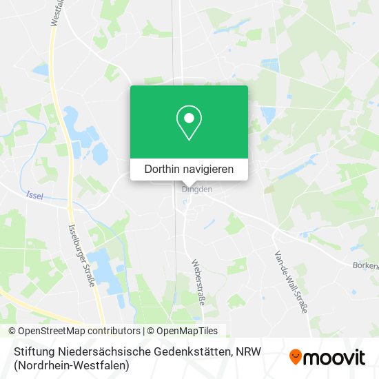 Stiftung Niedersächsische Gedenkstätten Karte