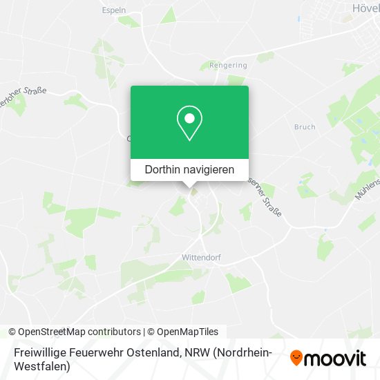 Freiwillige Feuerwehr Ostenland Karte