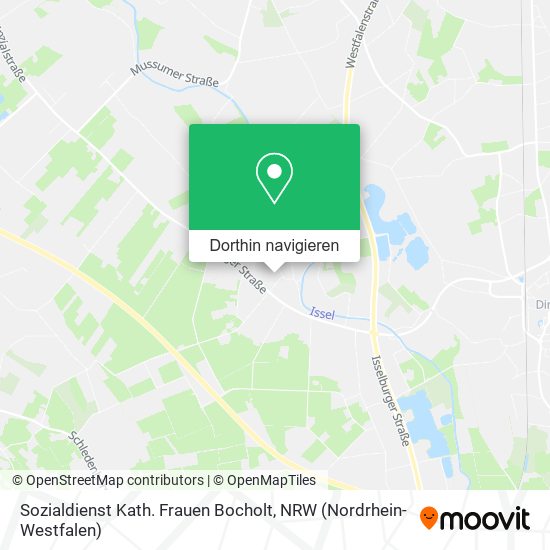 Sozialdienst Kath. Frauen Bocholt Karte
