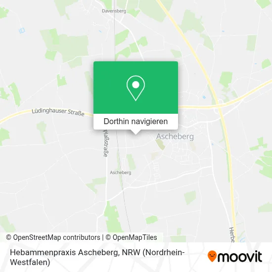 Hebammenpraxis Ascheberg Karte