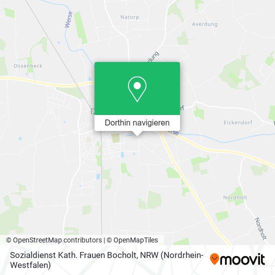 Sozialdienst Kath. Frauen Bocholt Karte