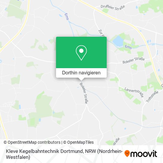 Kleve Kegelbahntechnik Dortmund Karte
