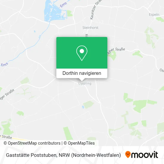 Gaststätte Poststuben Karte