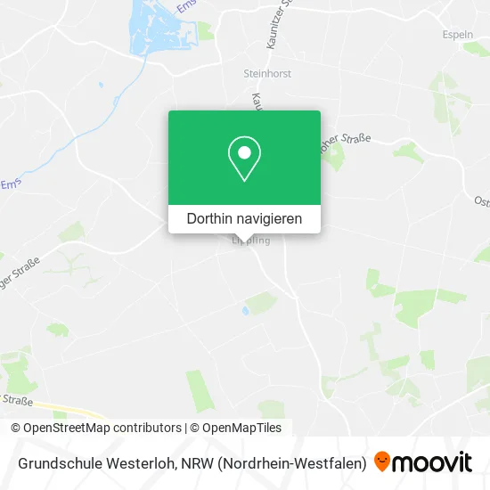 Grundschule Westerloh Karte