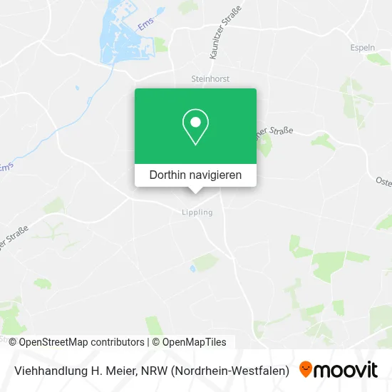 Viehhandlung H. Meier Karte