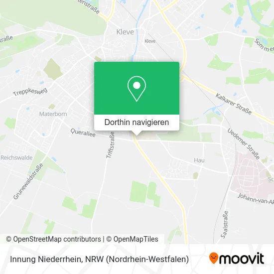 Innung Niederrhein Karte