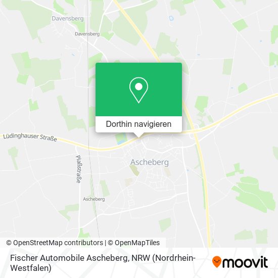 Fischer Automobile Ascheberg Karte