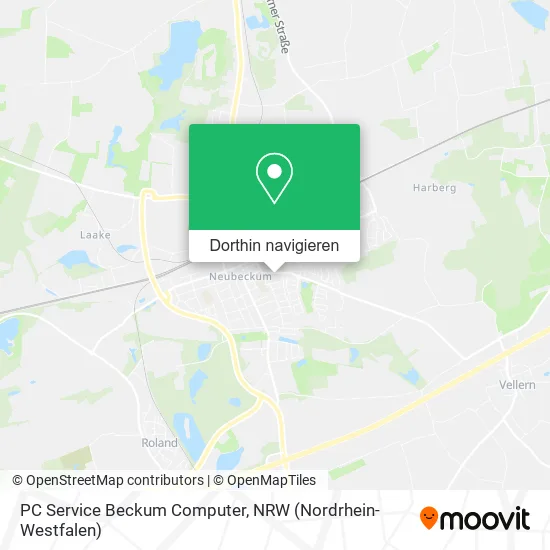 PC Service Beckum Computer Karte