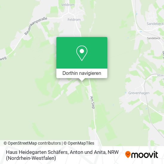 Haus Heidegarten Schäfers, Anton und Anita Karte