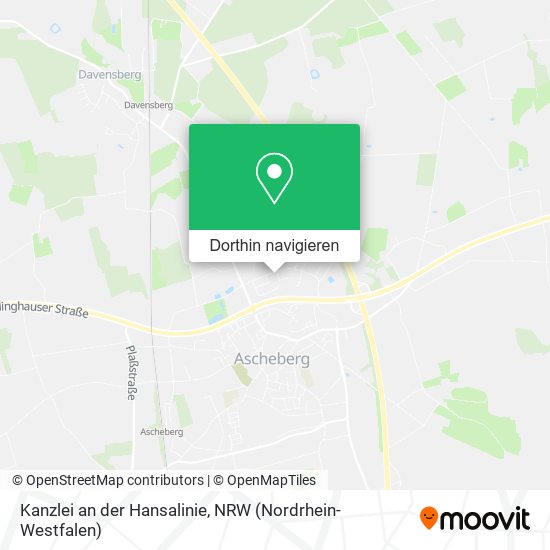 Kanzlei an der Hansalinie Karte