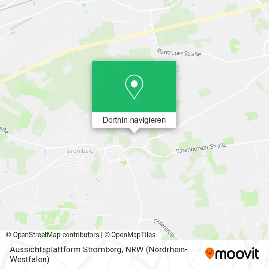 Aussichtsplattform Stromberg Karte