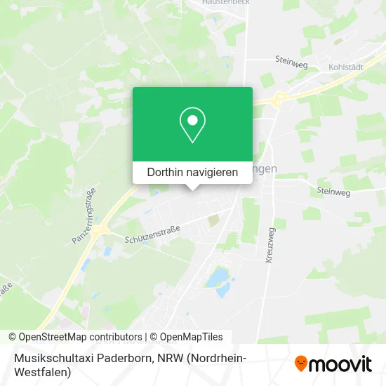 Musikschultaxi Paderborn Karte