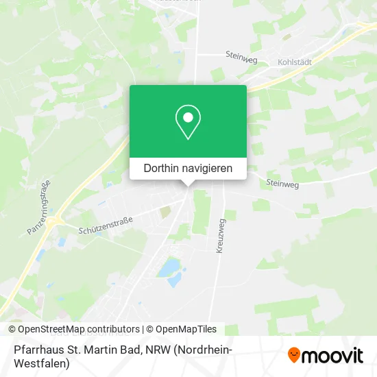 Pfarrhaus St. Martin Bad Karte