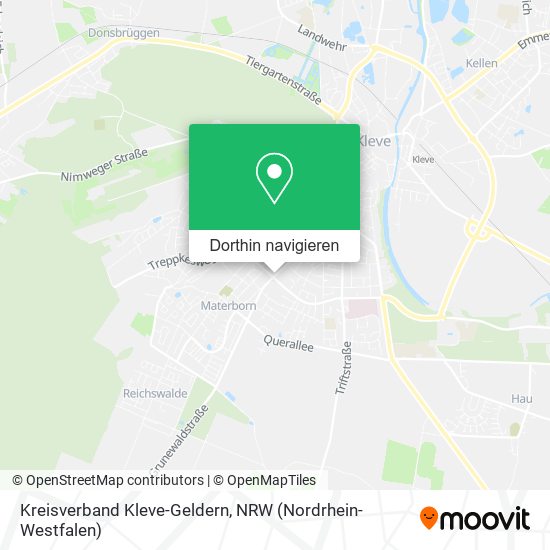 Kreisverband Kleve-Geldern Karte