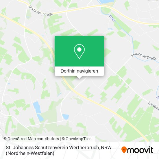 St. Johannes Schützenverein Wertherbruch Karte
