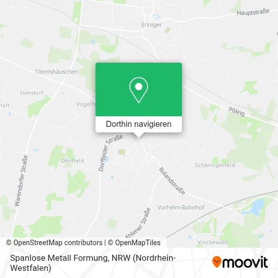 Spanlose Metall Formung Karte