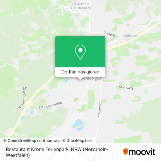 Restaurant Krone Ferienpark Karte