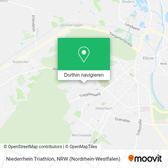 Niederrhein Triathlon Karte