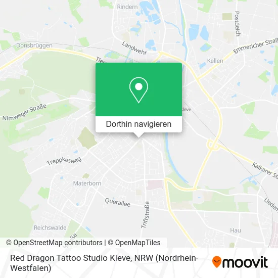 Red Dragon Tattoo Studio Kleve Karte