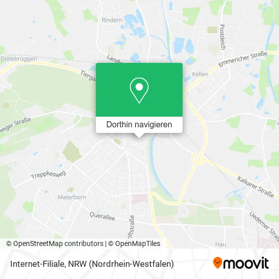 Internet-Filiale Karte