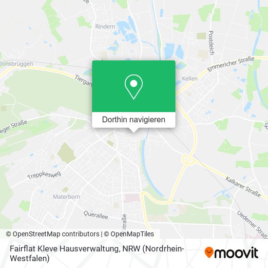 Fairflat Kleve Hausverwaltung Karte
