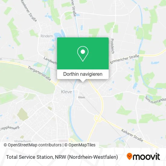 Total Service Station Karte