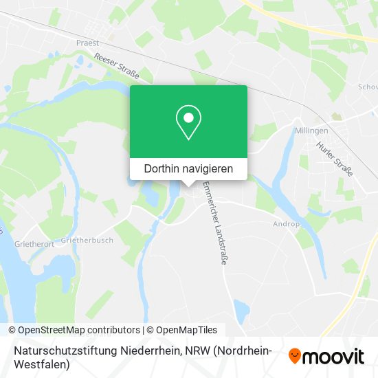 Naturschutzstiftung Niederrhein Karte