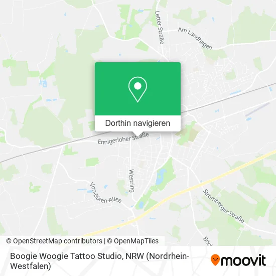 Boogie Woogie Tattoo Studio Karte