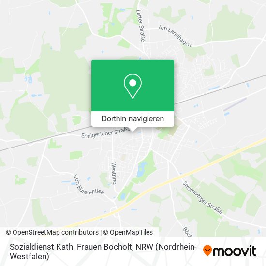 Sozialdienst Kath. Frauen Bocholt Karte