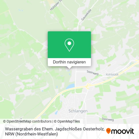 Wassergraben des Ehem. Jagdschloßes Oesterholz Karte