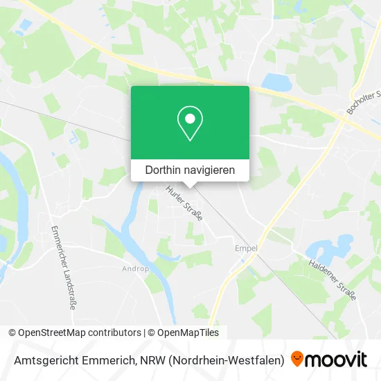Amtsgericht Emmerich Karte