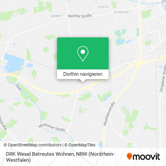 DRK Wesel Betreutes Wohnen Karte