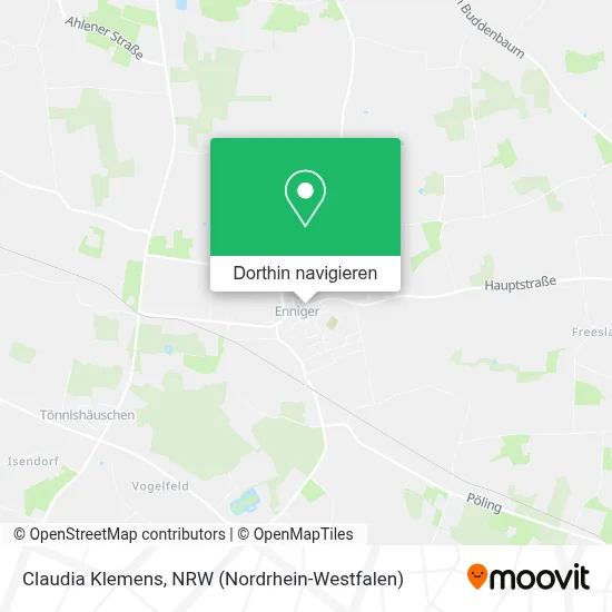 Claudia Klemens Karte