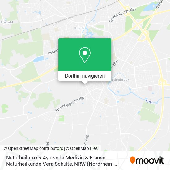 Naturheilpraxis Ayurveda Medizin & Frauen Naturheilkunde Vera Schulte Karte