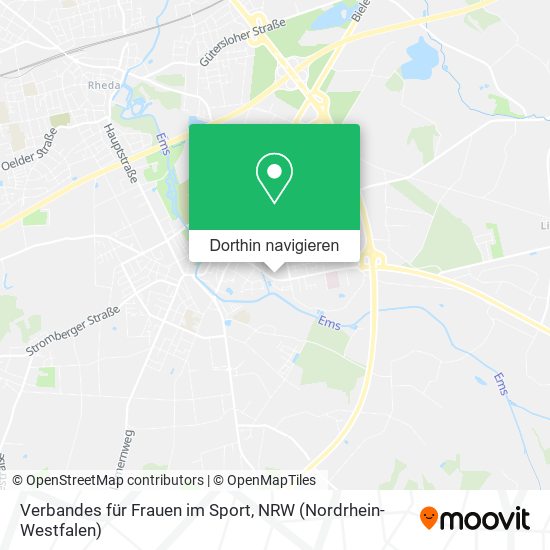 Verbandes für Frauen im Sport Karte