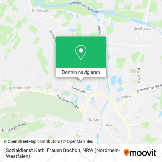 Sozialdienst Kath. Frauen Bocholt Karte