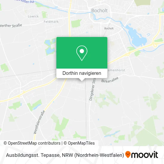 Ausbildungsst. Tepasse Karte