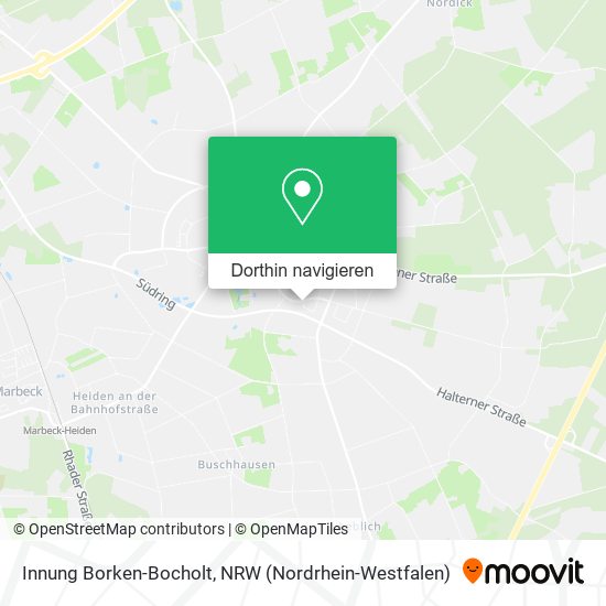 Innung Borken-Bocholt Karte