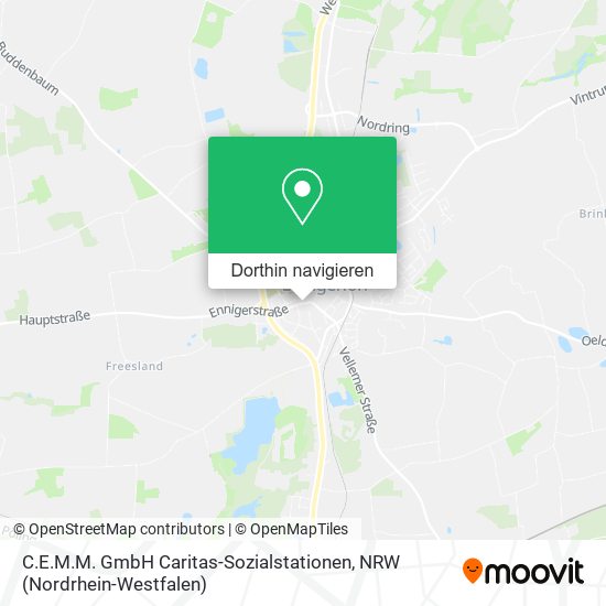 C.E.M.M. GmbH Caritas-Sozialstationen Karte