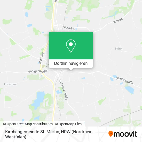 Kirchengemeinde St. Martin Karte