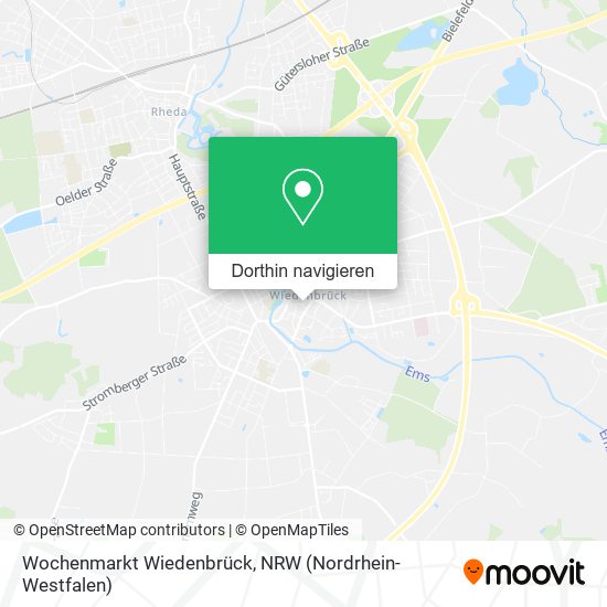 Wochenmarkt Wiedenbrück Karte