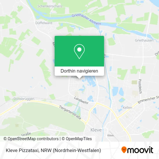 Kleve Pizzataxi Karte