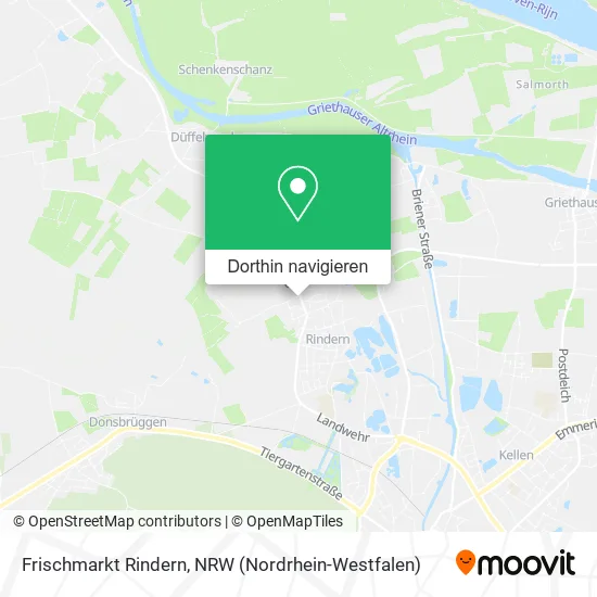 Frischmarkt Rindern Karte